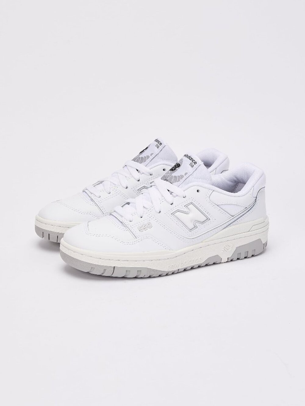 New Balance 550 White Leather Sneakers Big Kids Youth Size 5.5 |GSB550PB